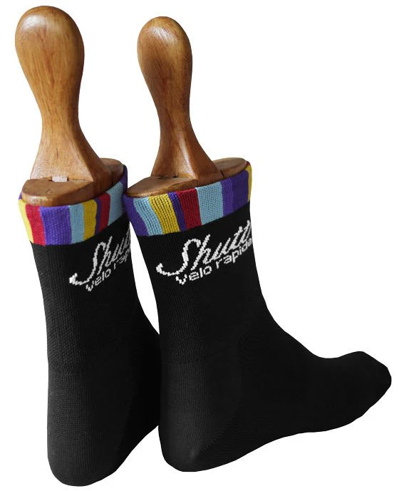 Black Cycling Socks 9cm - Image 3