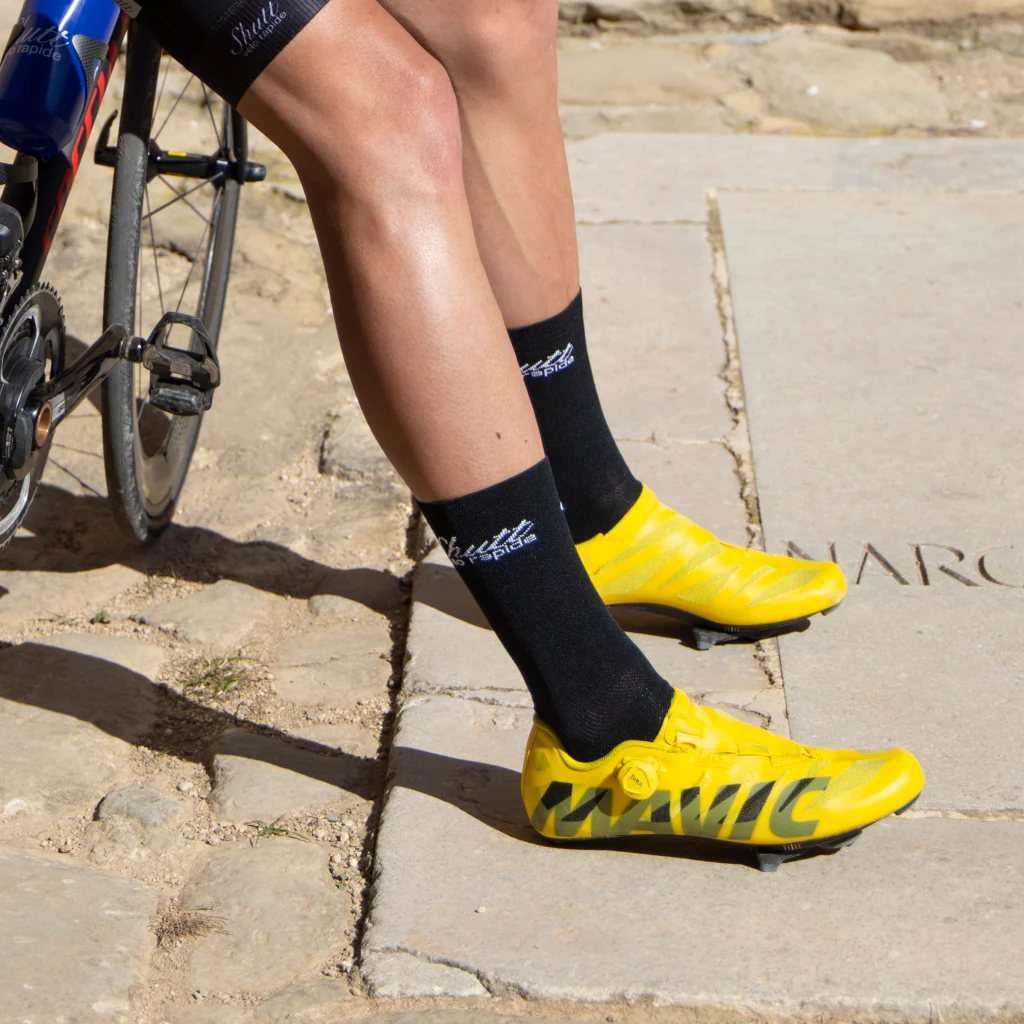 Black Cycling Socks - Image 4